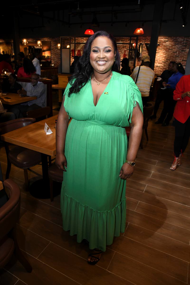 Green is definitely Kristel Carrabon’s colour, with the marketing business partner wearing the shade with ease.