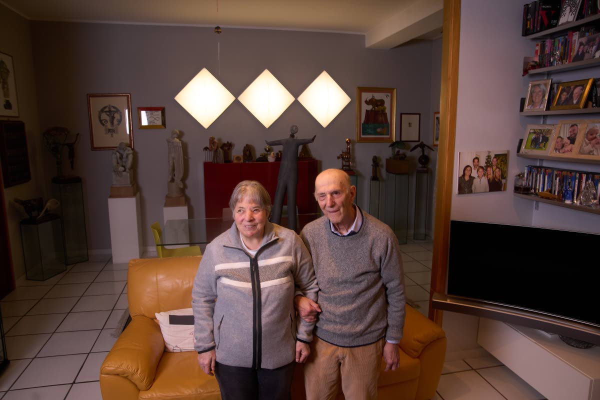 
Aldo Grassini and Daniela Bottegoni, both blind, who founded in 1993 the Omero Tactile Museum, the first publicly funded tactile museum in Italy.