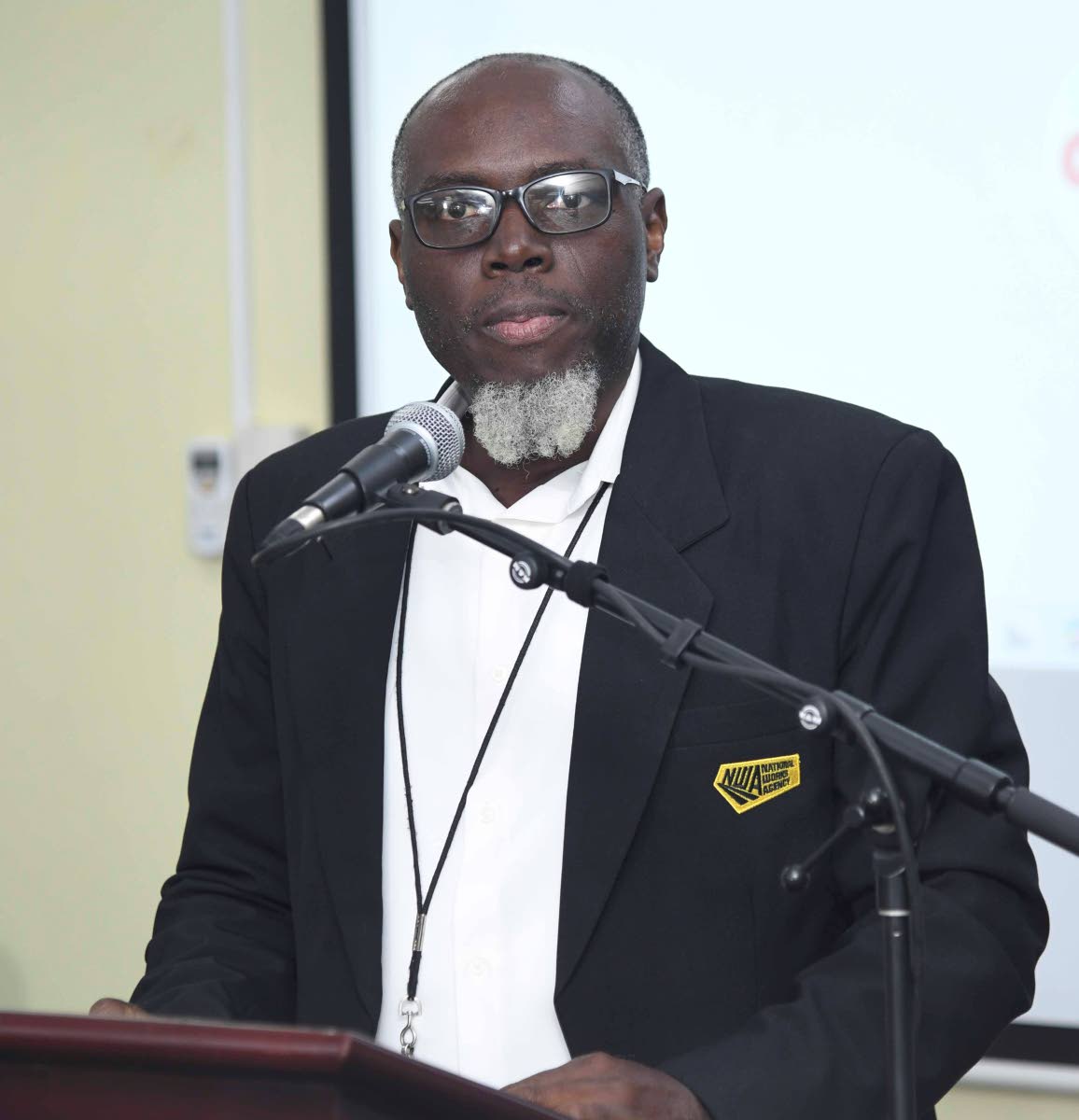 Stephen Shaw, manager of communication and customer services at the National Works Agency.