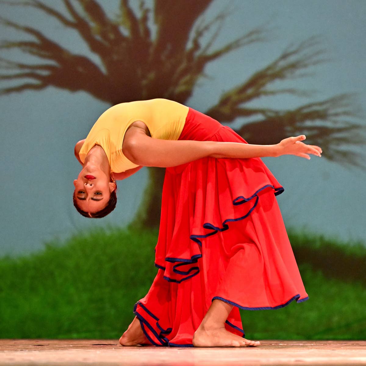 Naima Scott performing in Wilson’s ‘Rooted in the Spirit’.