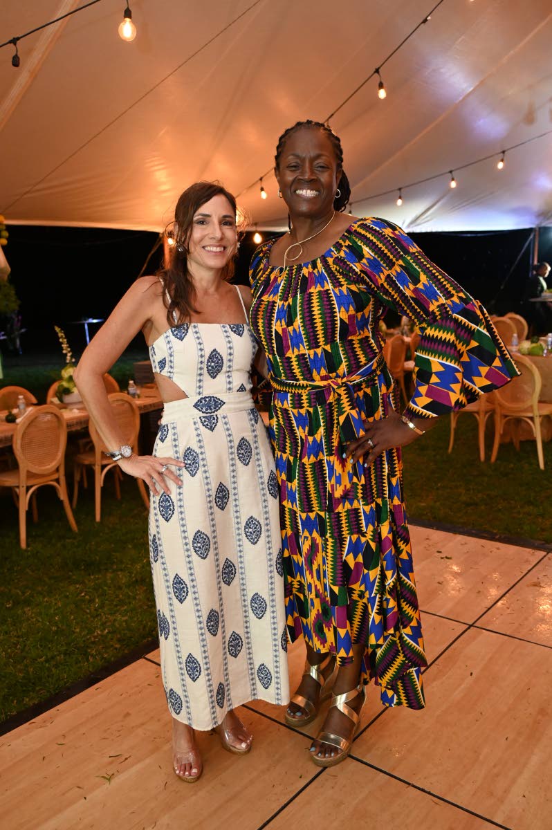 Tara Nunes, chief executive officer of Sagicor Investments, and Chorvelle Johnson Cunningham, chief executive officer of Sagicor Bank Jamaica.
