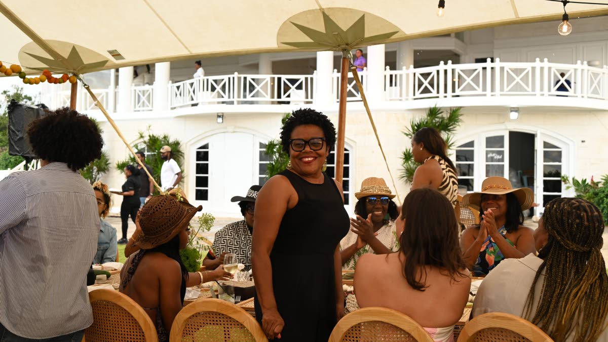 Janice Dacres-Jones pauses for a photo as attendees of Sagicor Group Jamaica’s Her Farm to Your Table Brunch enjoyed meals made with her produce. 