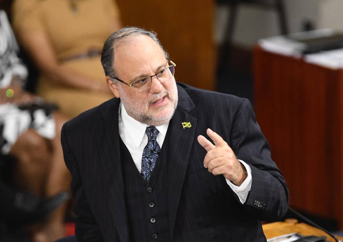 Opposition Leader Mark Golding making his contribution to the Budget Debate in the House of Representatives on March 17, 2026.
