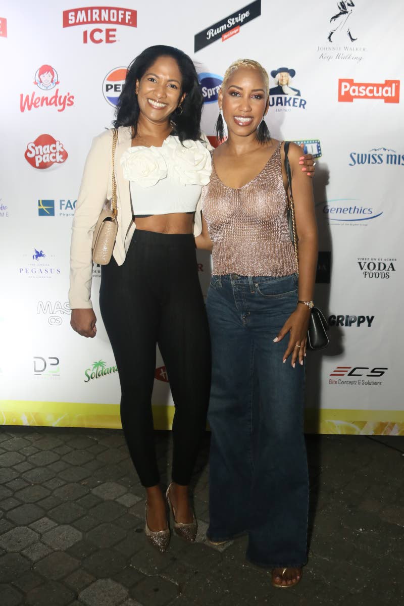 Enjoying a night out are Gillian Jackson (left), data manager, and Kalilah Enriquez Reynolds, CEO and founder of Money Media.