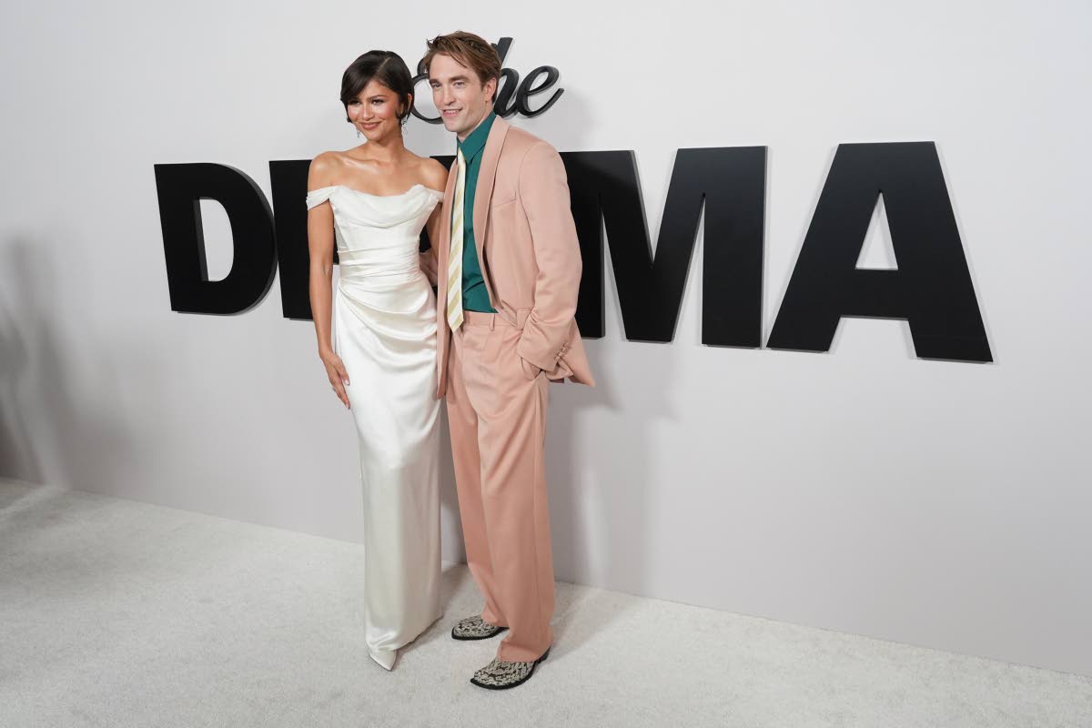 ‘The Drama’ stars Zendaya (left) and Robert Pattinson. 