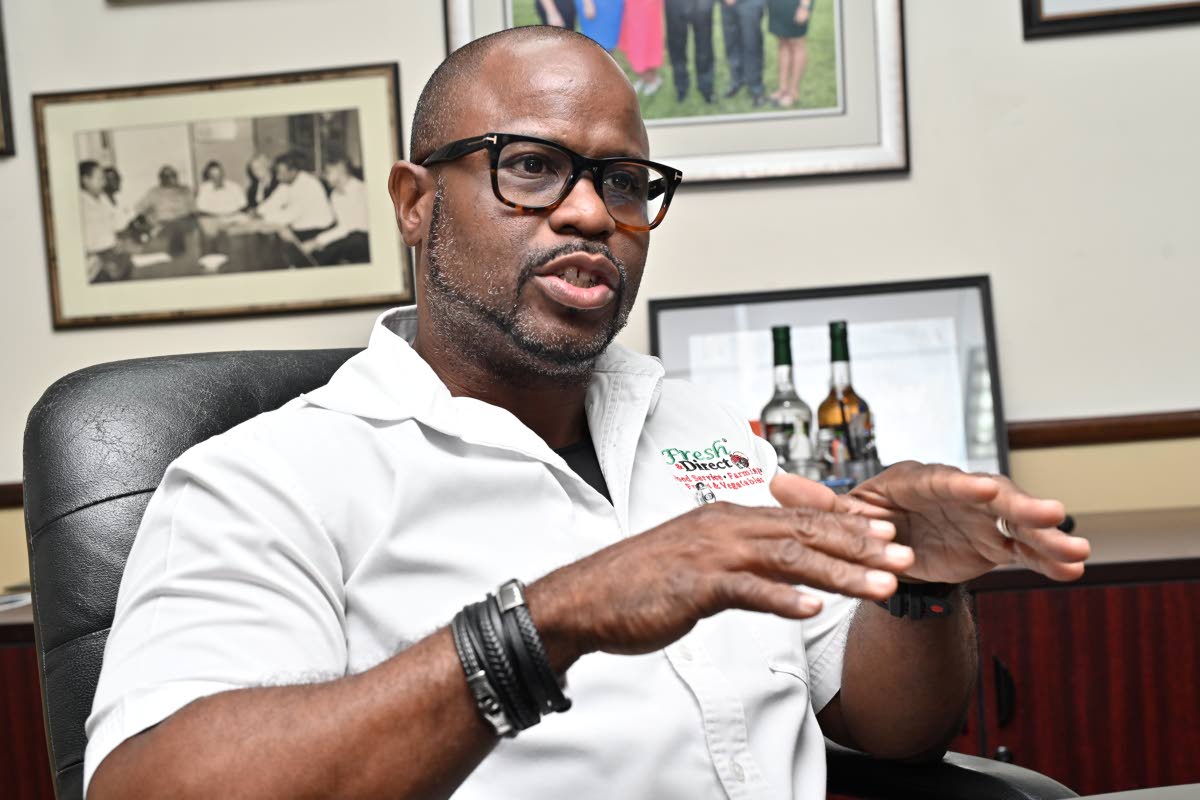 Sherman Campbell, president/chairman of the Potato and Onion Producers Association of Jamaica (POPA), speaking with The Sunday Gleaner last Wednesday. 
