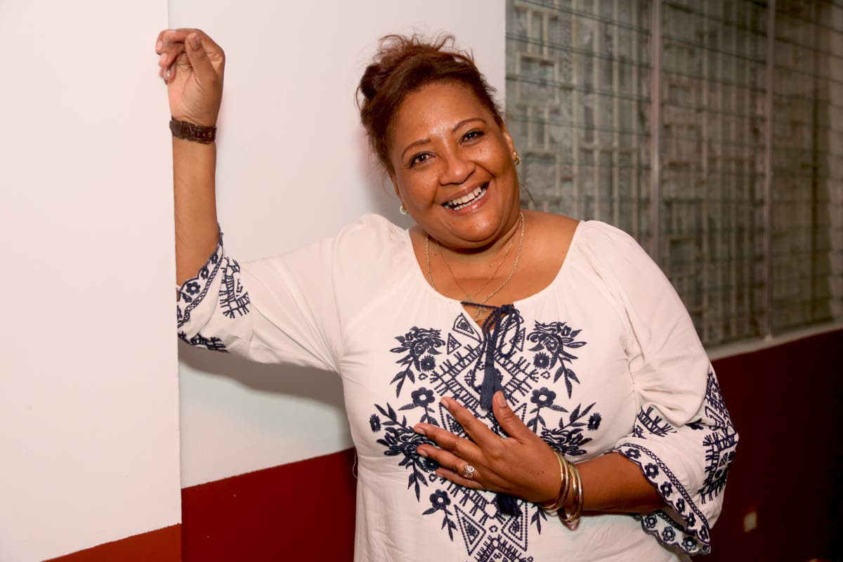 Juana Ramos, Cuban nephrology nurse living in Jamaica, at a farewell party for Cuban medics and their families hosted by Osmond Brown and his wife, Karen. 