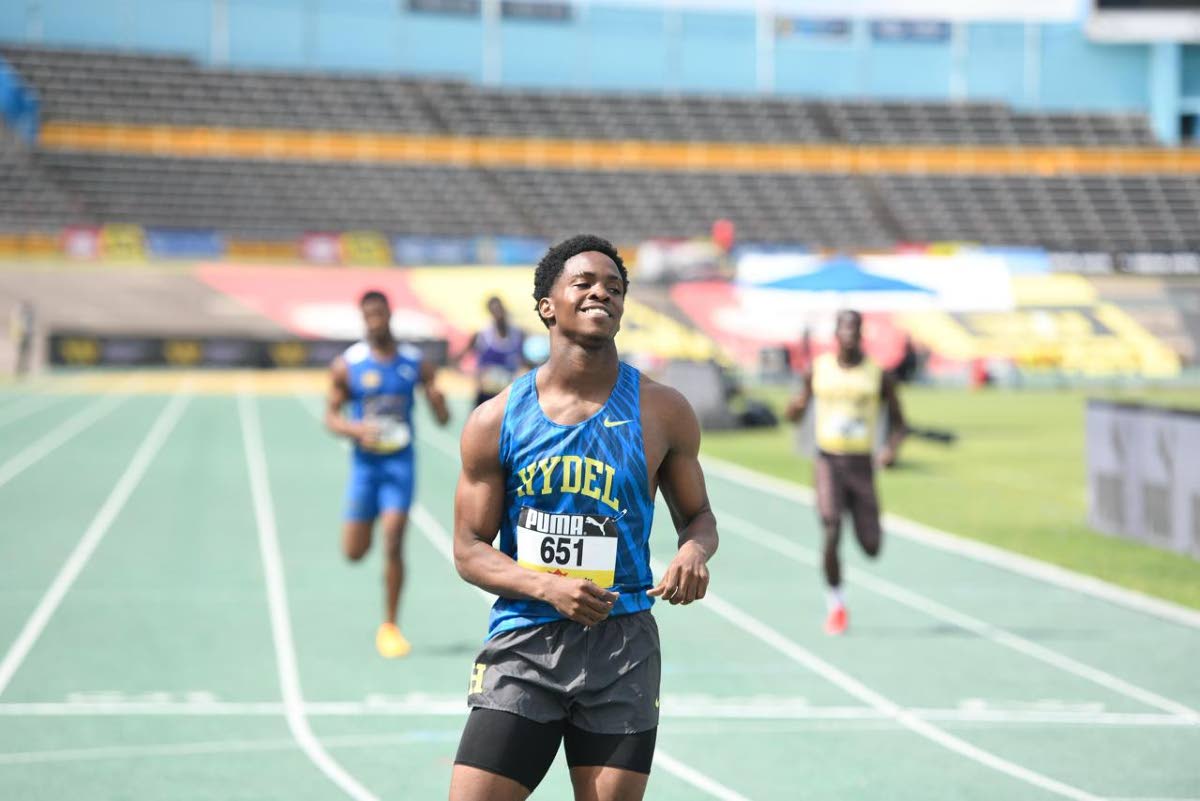 Hydel’s Junior Gallimore at Champs 2026.