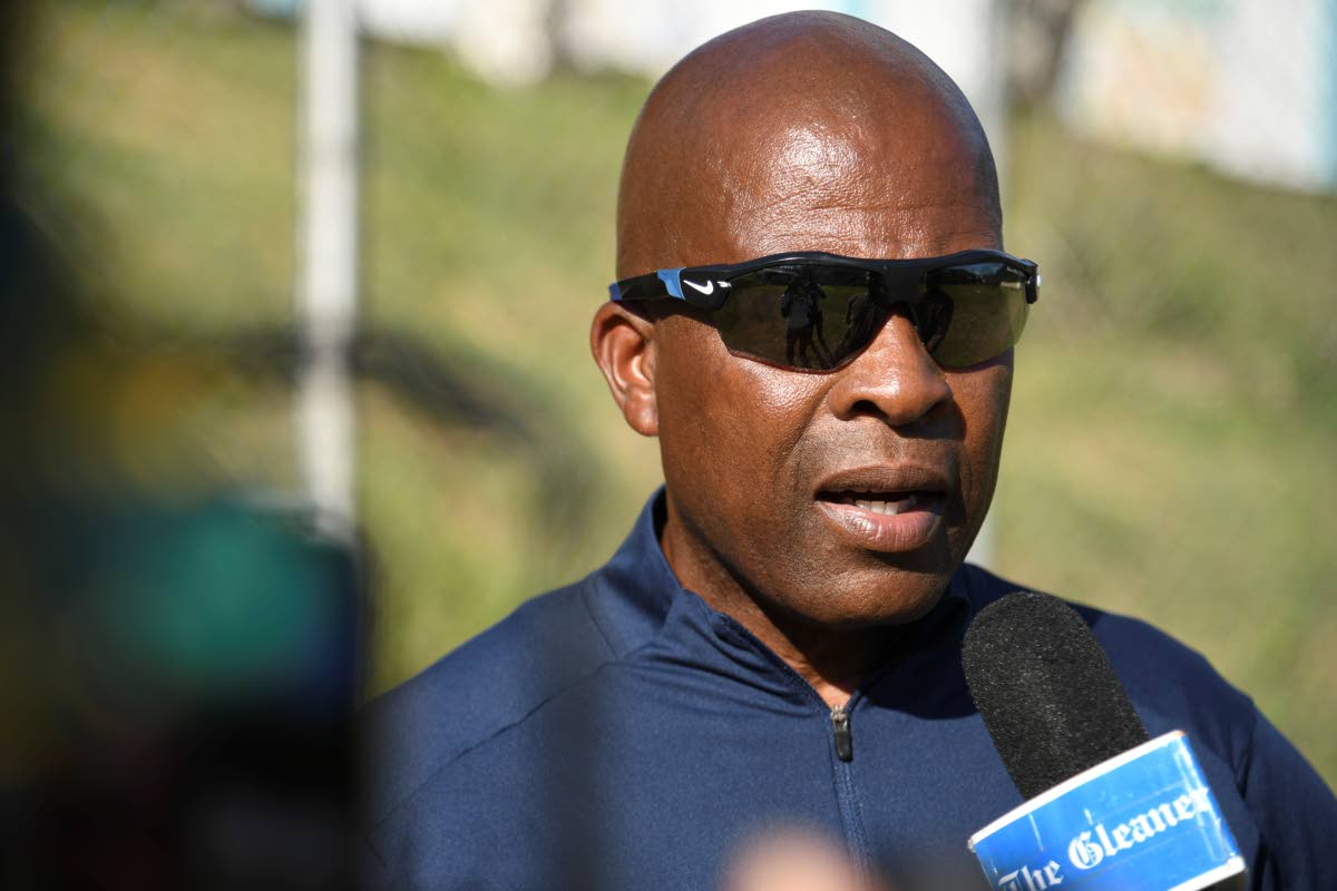 Edwin Allen High School head coach, Michael Dyke.