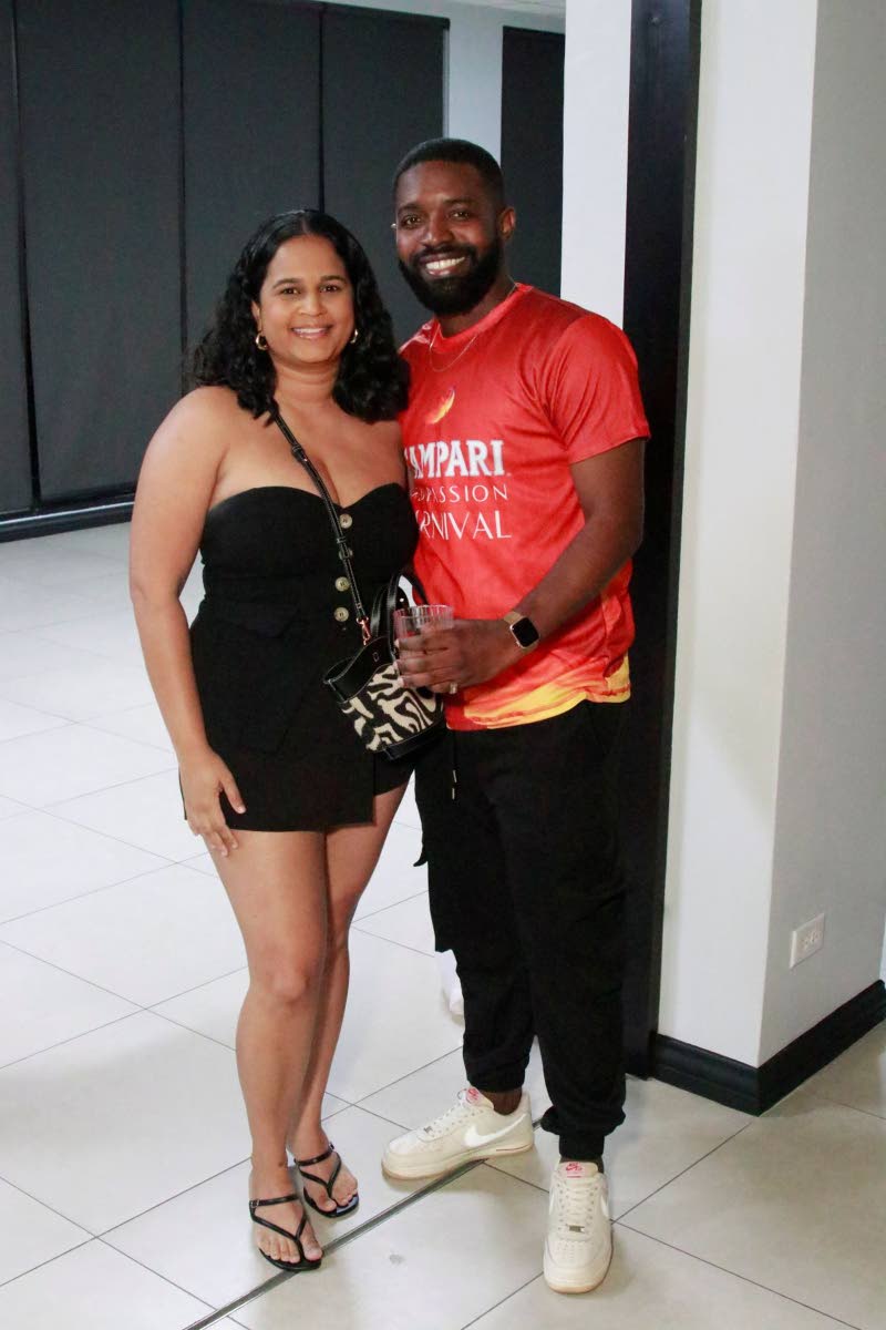 Chelsea Jameson, Xodus Carnival marketing manager and Jerome Walters, Campari brand manager, step into the spotlight.