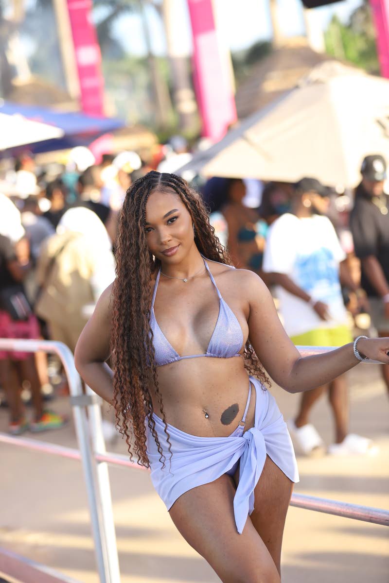  Trevena Muschette, Kia Sales executive, is a beauty in lilac.