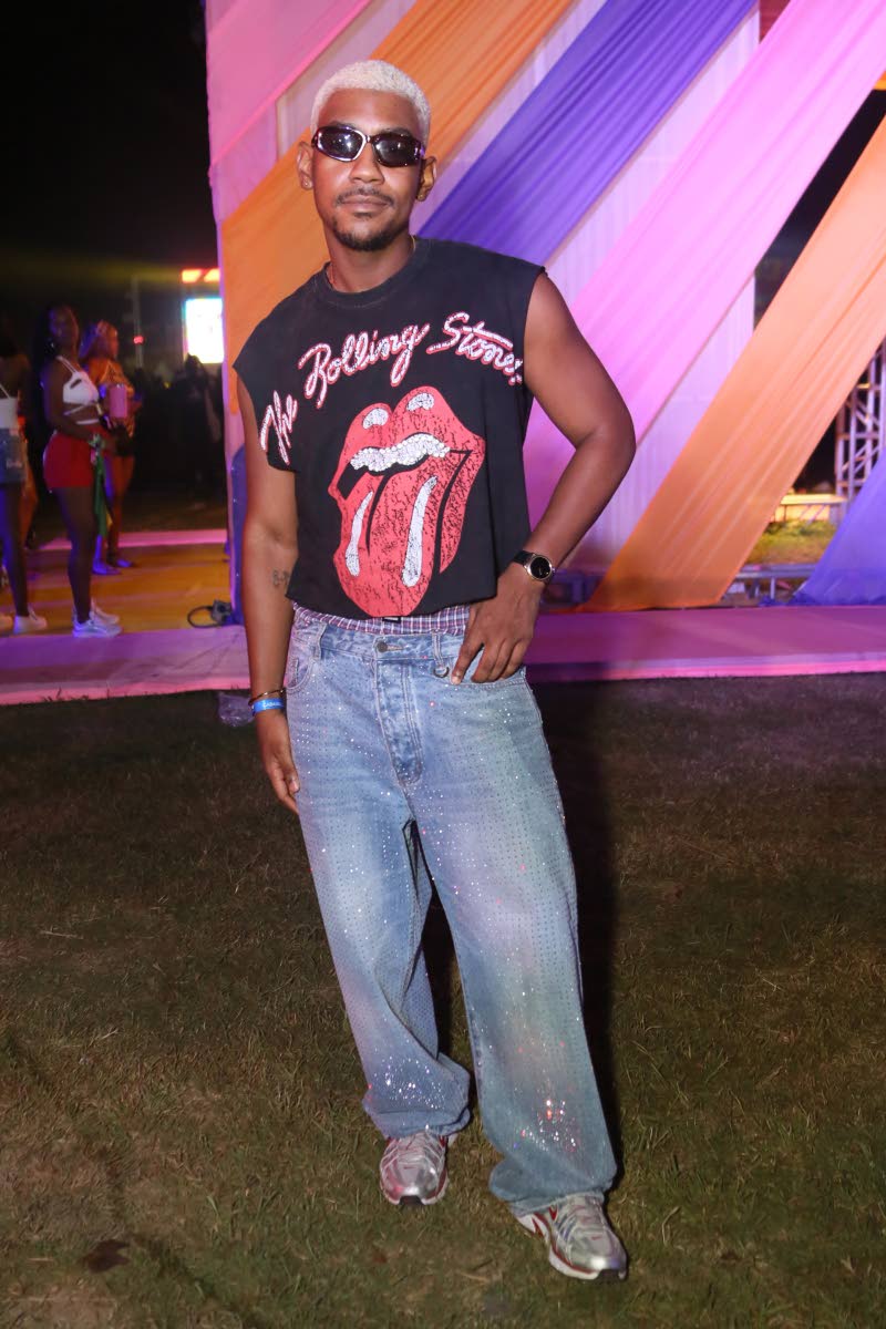 Social media personality Rushane ‘RushCam’ Campbell takes the opportunity to pay a style tribute to rock icons, The Rolling Stones, all in the name of soca.