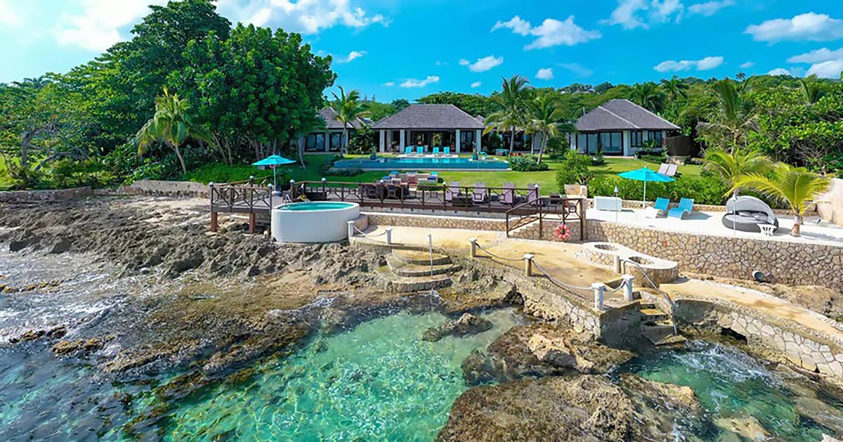 Contributed Photos
This western Jamaica property blends architecture and nature, with a multi-level rocky shoreline, terraced edges, and direct access to the sea.