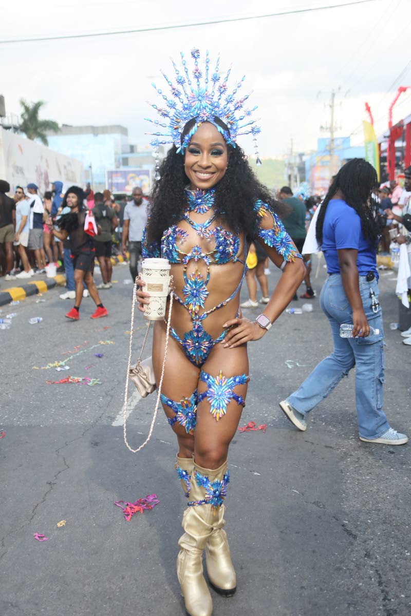 Zhane Padmore cuts a fine figure in Yard Mas’ Starry Night. 