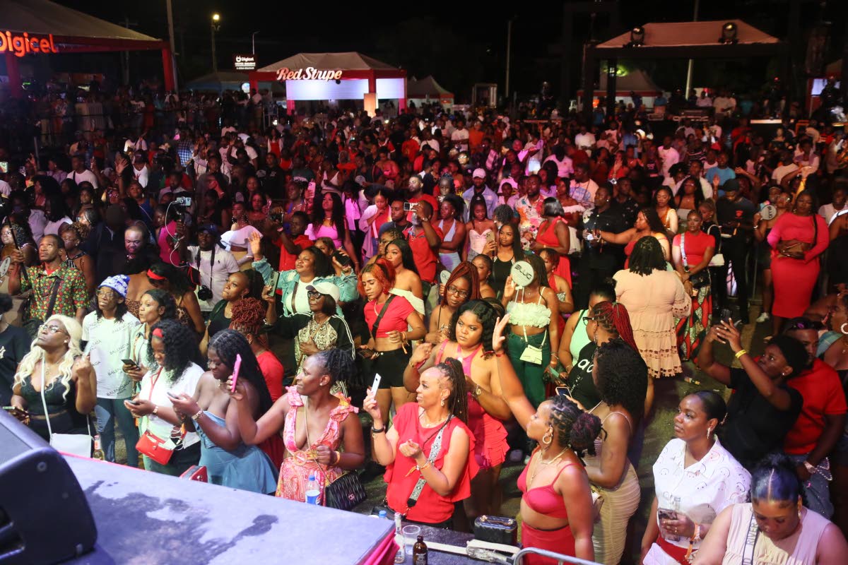A large crowd turned out to celebrate with Digicel on Saturday.