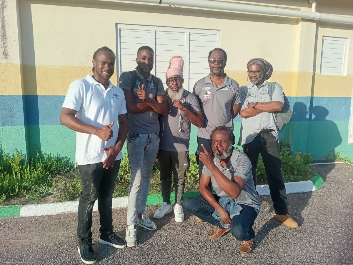 Team members of the VPA take a group photo after the community outreach in Rocky Point, Clarendon.