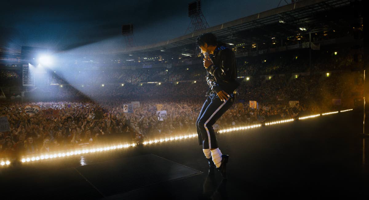 Jaafar Jackson performs as Michael Jackson in ‘Michael’. 