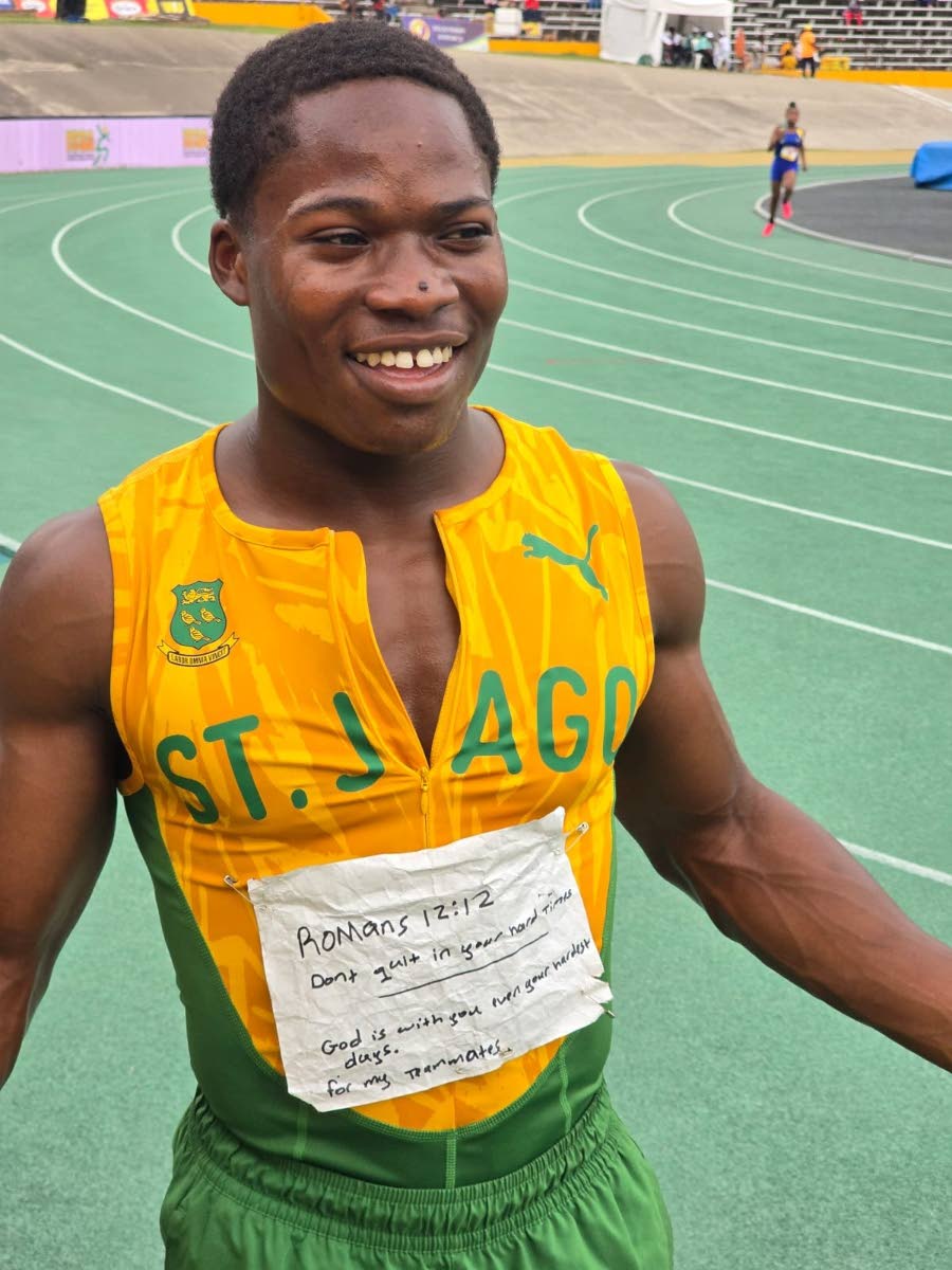 St Jago athlete, Tray Barrett.