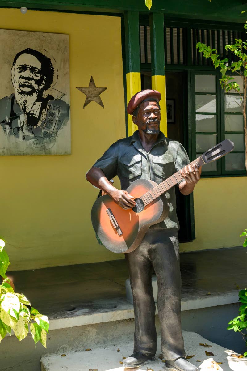 A new Joe Higgs statue has been gifted to the Culture Yard in Trench Town, Kingston, by S Hotels Jamaica. 