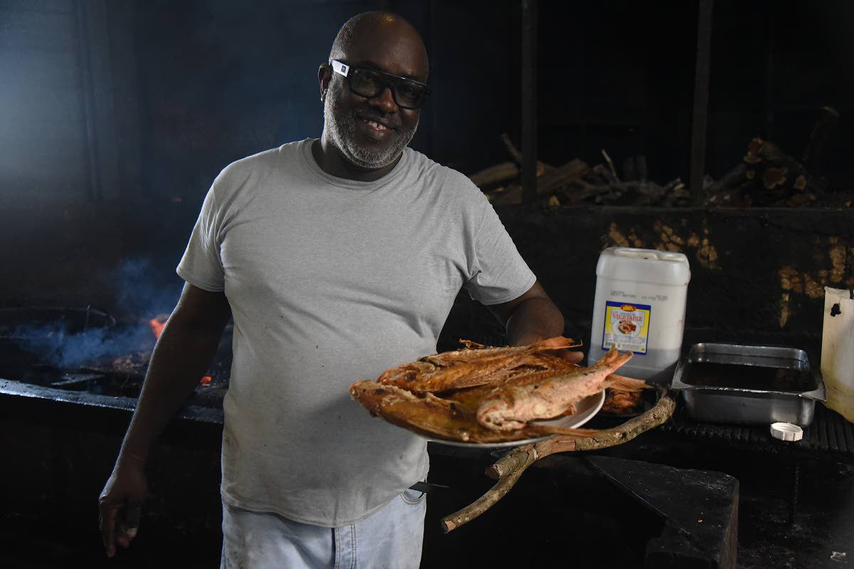 Evrol 'Blackie' Christian, owner of Little Ochie Seafood Restaurant in Alligator Pond, Manchester, says business is up and running, six months after the restaurant was damaged during the passage of Hurricane Melissa.