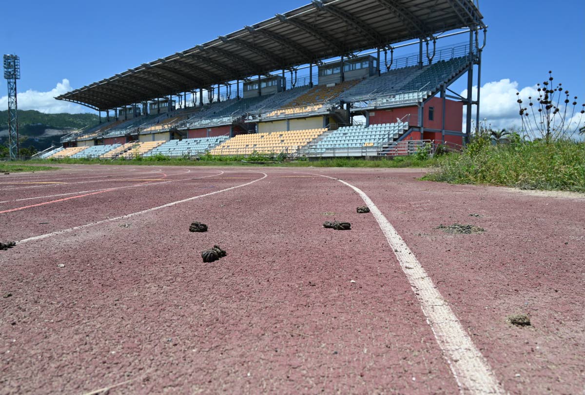 The Catherine Hall Stadium remains in a state of disrepair.