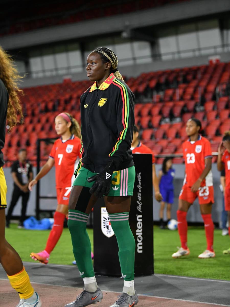 Jamaica shotstopper, Liya Brooks.
