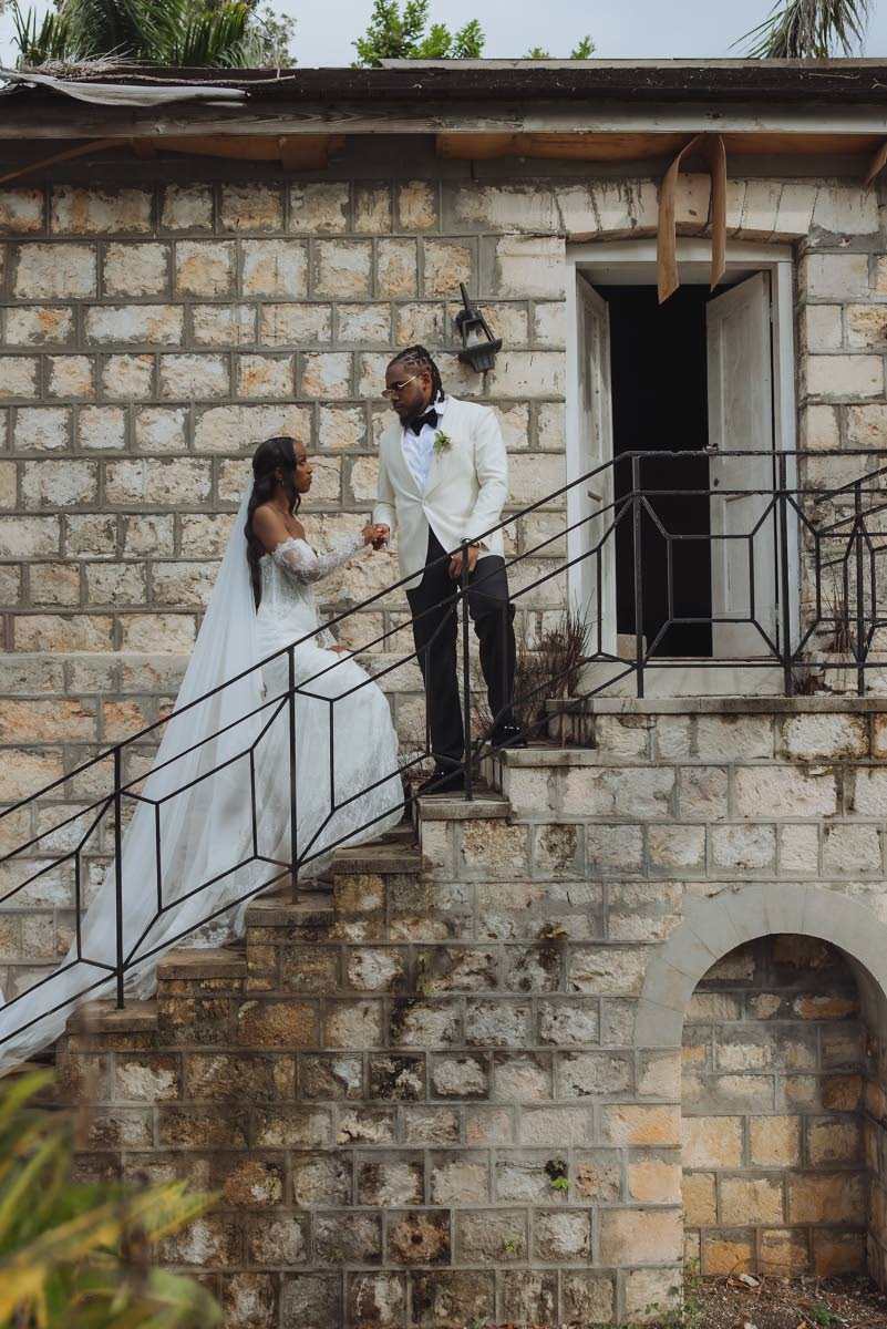 Noel is ready to lead his bride, Krisann, into forever.