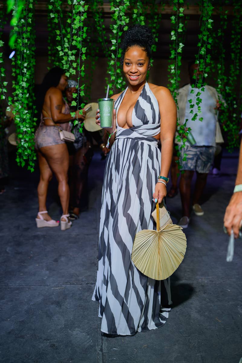 Entrepreneur Leanna Forbes earns her stripes in this flowing zebra-print maxi.