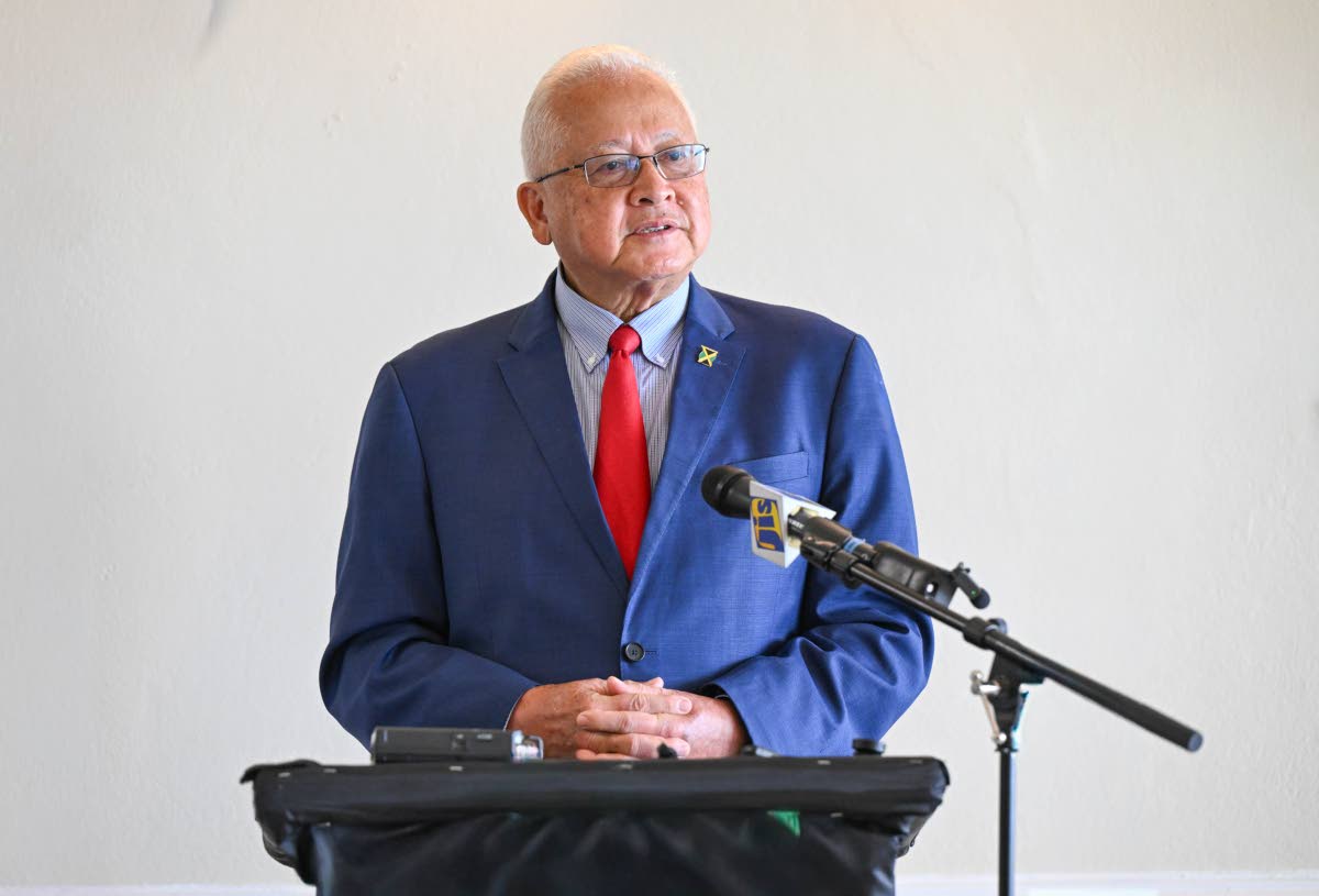 Delroy Chuck, minister of justice and committee chairman.