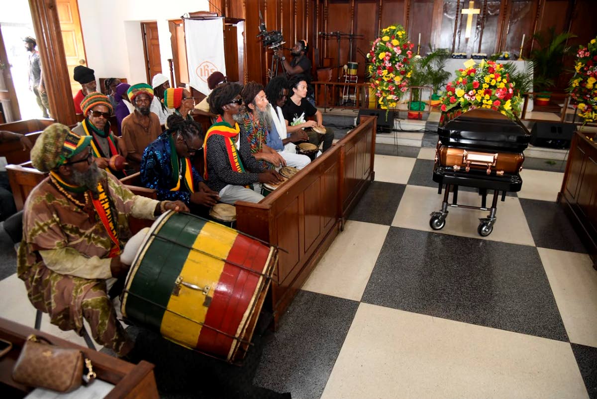Mourners gathered at the funeral of reggae artiste Fantan Mojah. The service was held at the University Chapel at The University of the West Indies (UWI) Mona in St Andrew on August 13, 2026. 