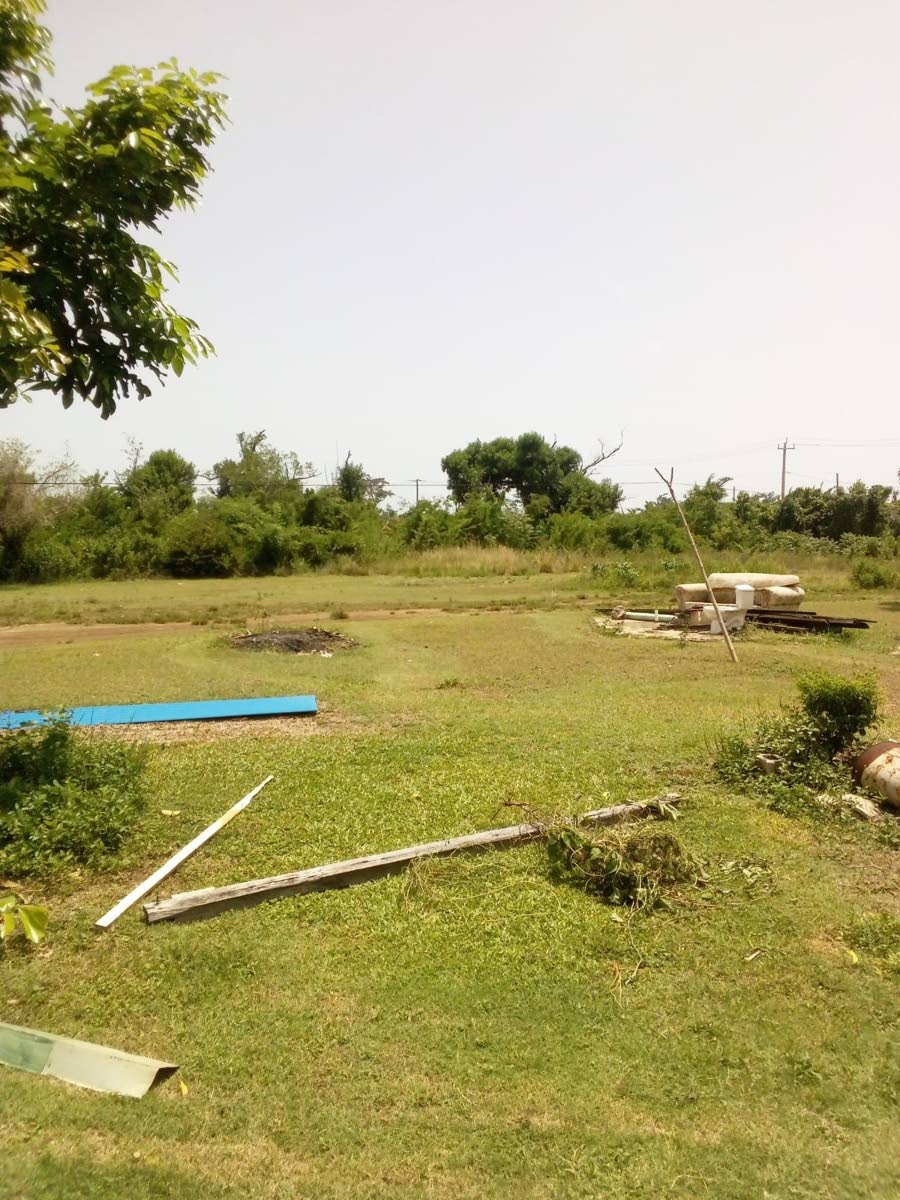 A section of the disputed property.