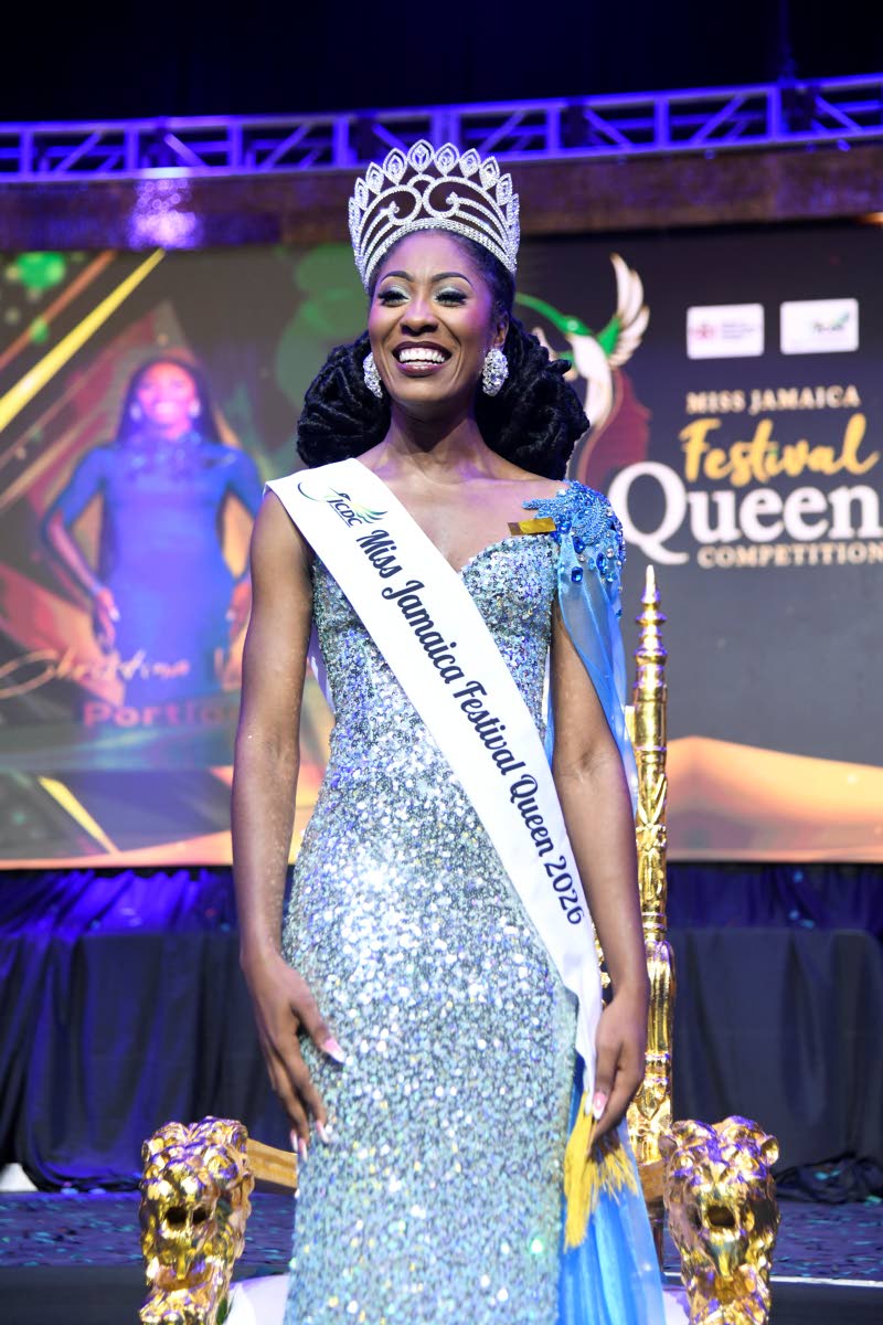 Miss Jamaica Festival Queen 2026 Christina Williams.