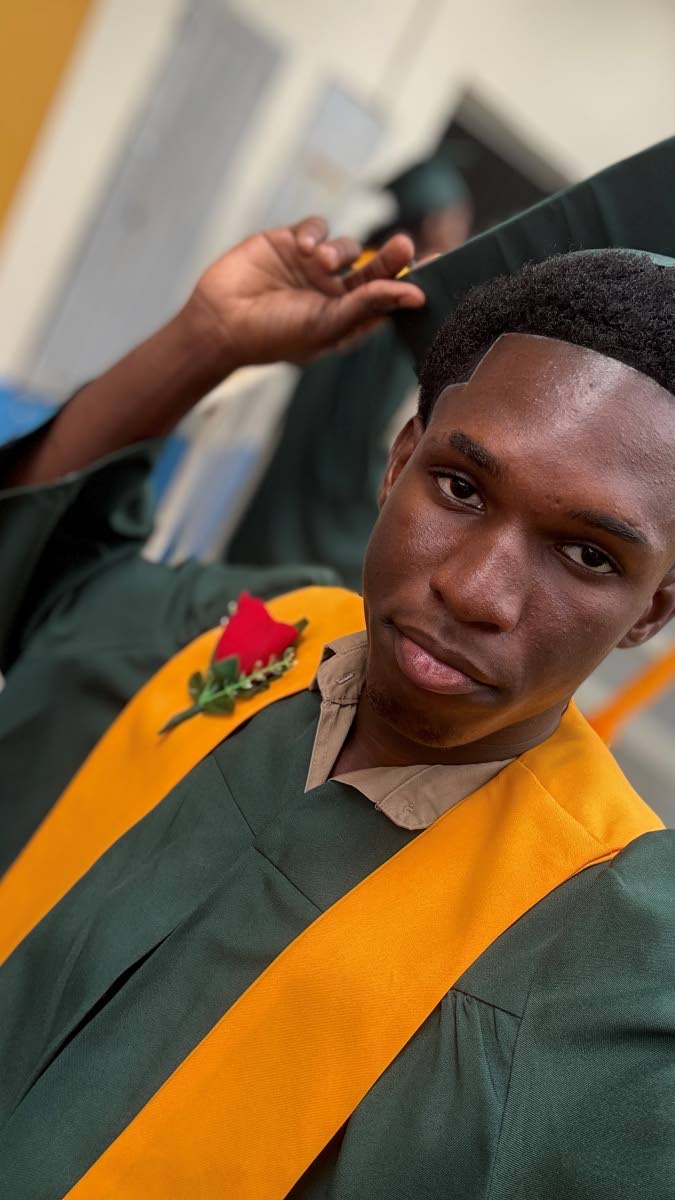 Dejaun Williamson said Kemoy Blake’s support was integral to him getting a distinction in technical drawing after he was initially failing the subject.