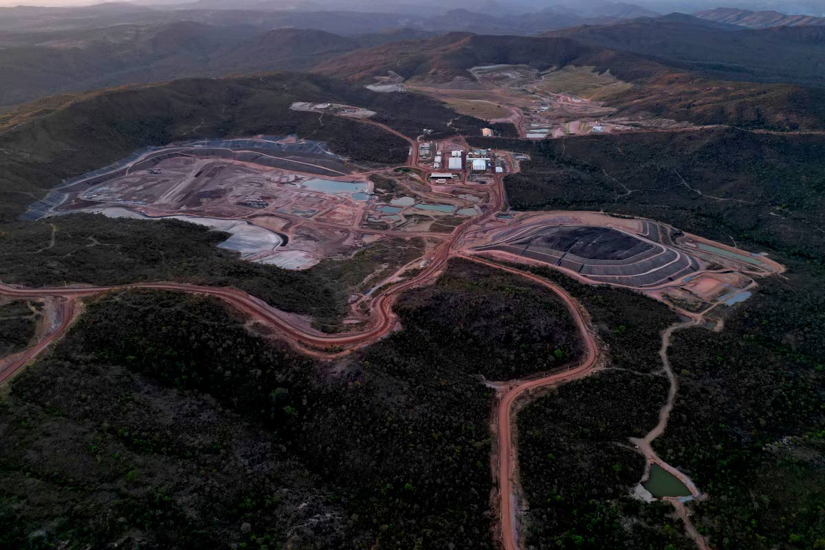 A mine operated by Serra Verde Mining digs for rare earth elements including neodymium, praseodymium, terbium and dysprosium, which are essential for the production of permanent magnets, in Minacu, Goias state, Brazil, July 28, 2025.