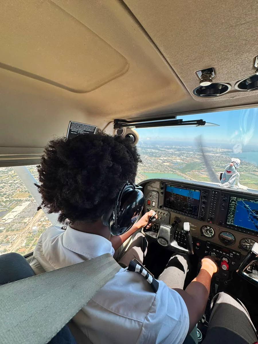 In the air