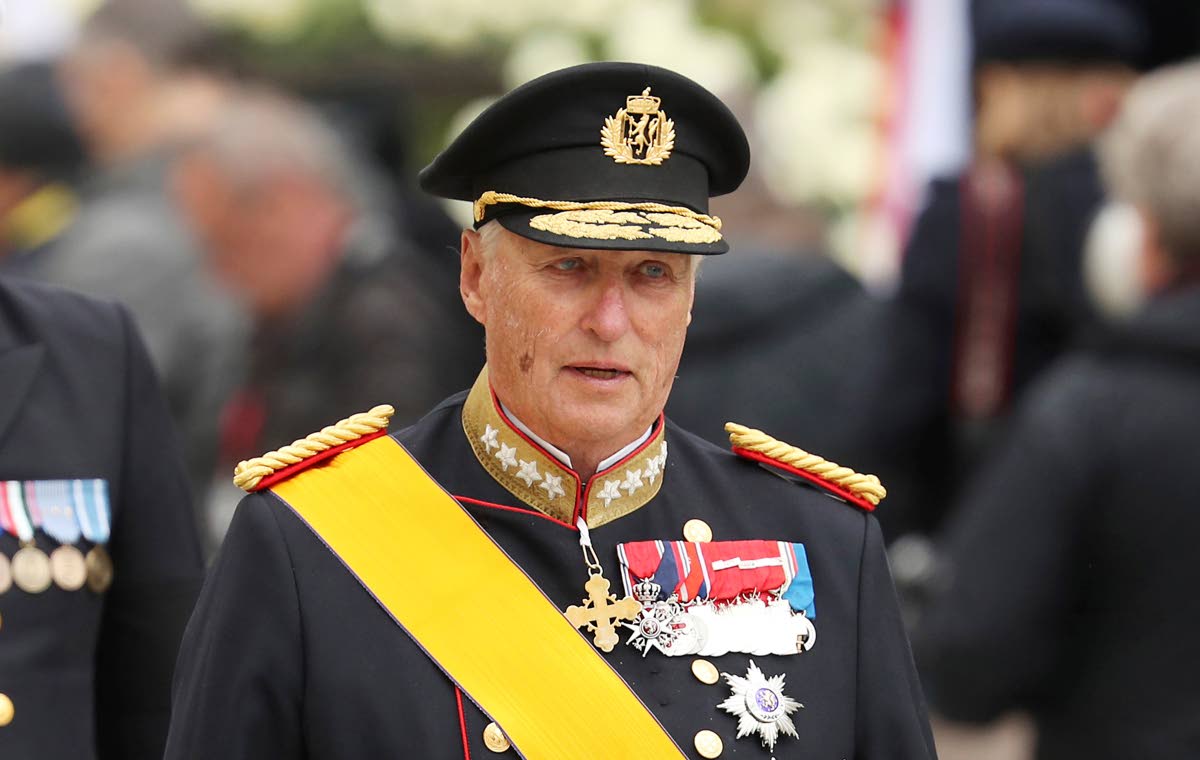 King Harald V of Norway, who died on Friday.