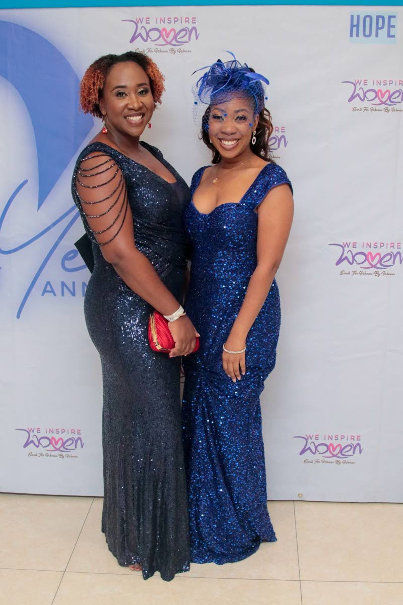 Christine Nunes (left), lead attorney at Christine Nunes Law Suite, pairs up with Jhenelle McIntosh, marketing communicator, for their photo opportunity.
