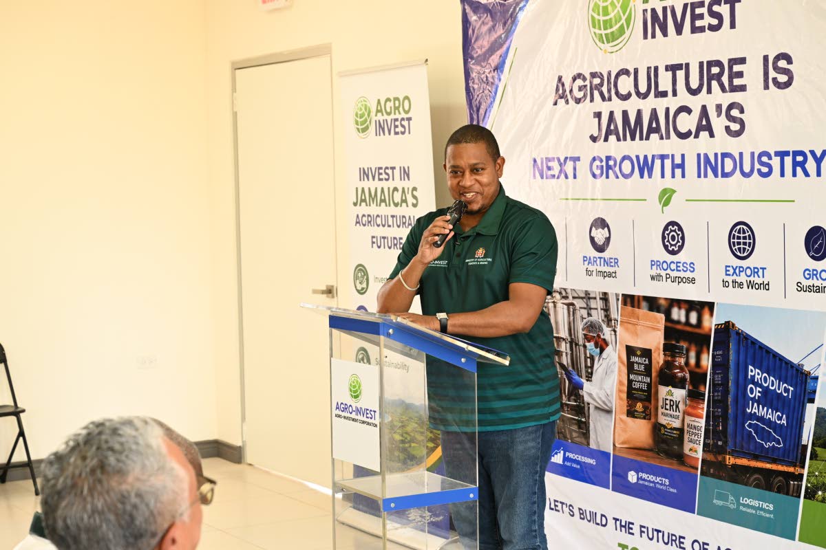 Minister of Agriculture, Fisheries and Mining Floyd Green.