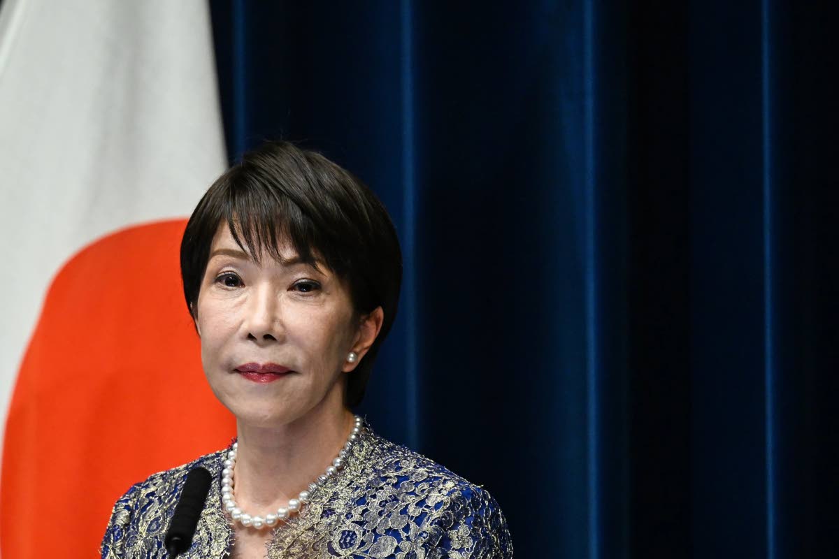 AP 
Japanese Prime Minister Sanae Takaichi holds a press conference after a cabinet reshuffle in Tokyo, Thursday, September 17, 2026. 