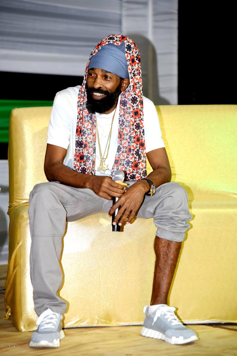 Spragga Benz on stage at the ‘Endeavors Reloaded’ album launch held last Wednesday at Jammin on the Oasis in St Andrew. 