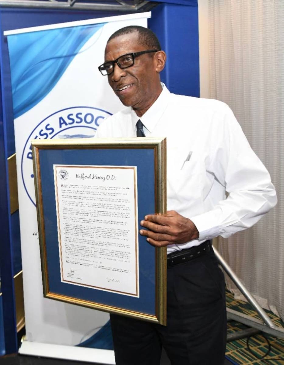 Veteran journalist Balford Henry