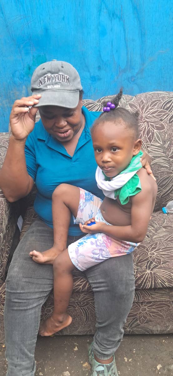 Three-year-old Ayana Wilson with her mother, Rosalee Eccles.