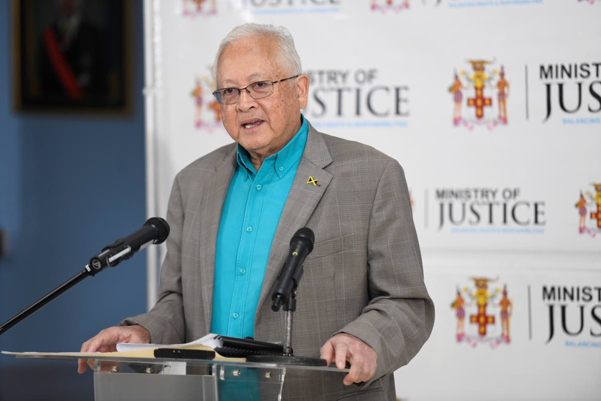Delroy Chuck, Minister of Justice and Constitutional Affairs