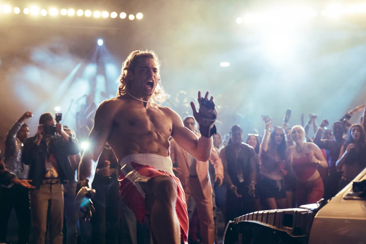 This image released by Paramount Pictures shows Noah Centineo in a scene from ‘Street Fighter’. 