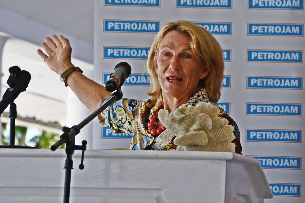 Belinda Morrow, Jamaica Inn Foundation board member, during the launch event.