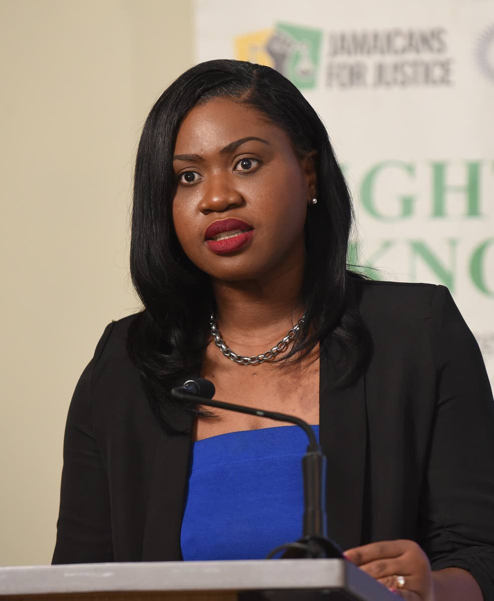 Mickel Jackson, executive director of Jamaicans for Justice.