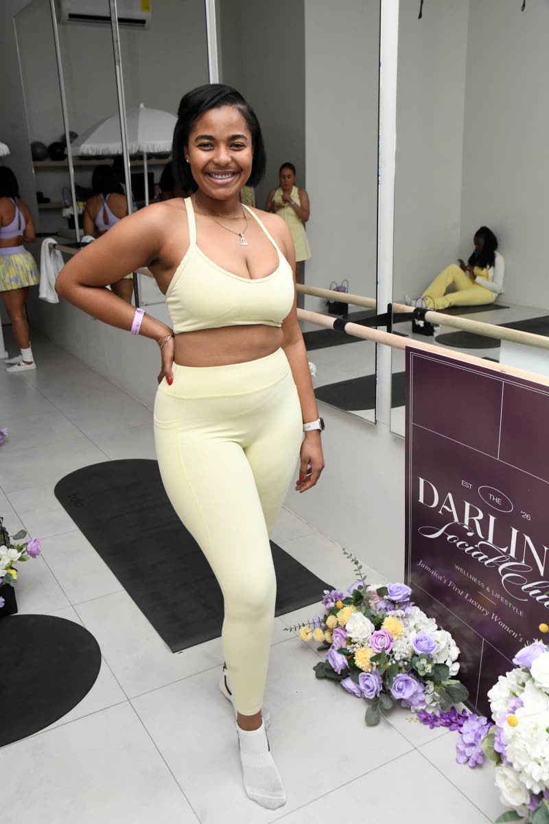 Dr Jackebia Bashford flashes a radiant smile before getting down to Pilates business. 