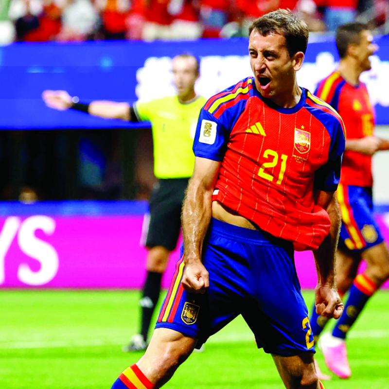 Oyarzabal stars in Spain's 4-0 romp