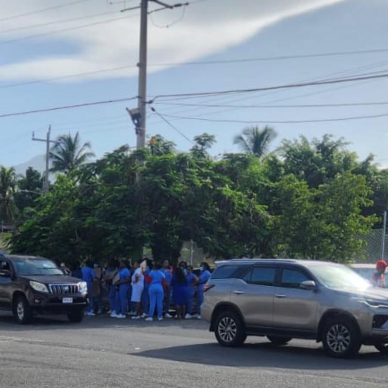 A&E nurses at UHWI walk off the job, protest overcrowding