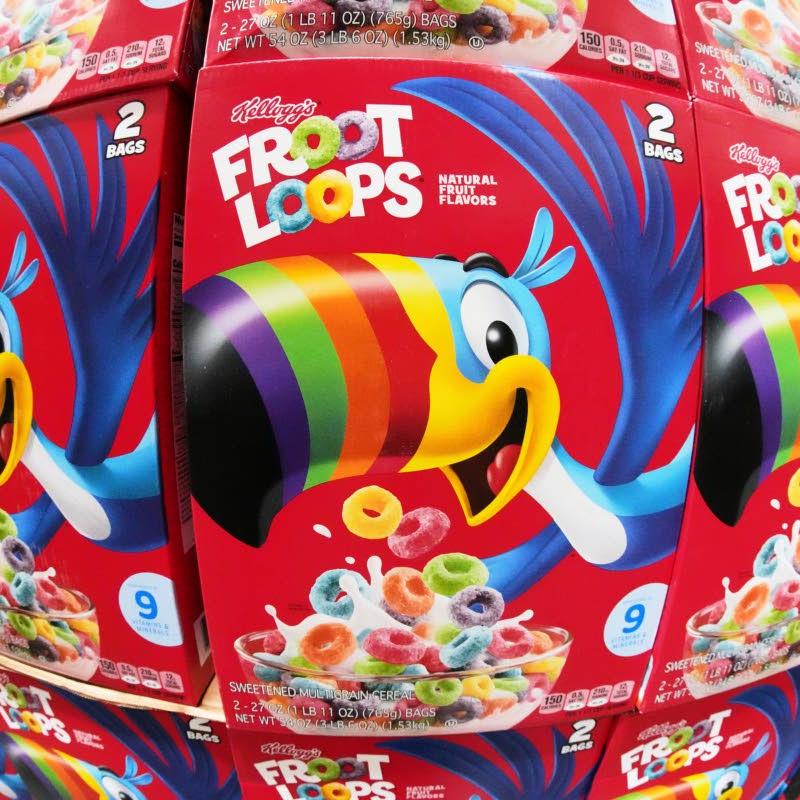 Kellogg says it's removing artificial dyes from cereals by the end of this year